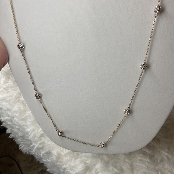 The Limited Gold And Rhinestone Necklace - Picture 7 of 7